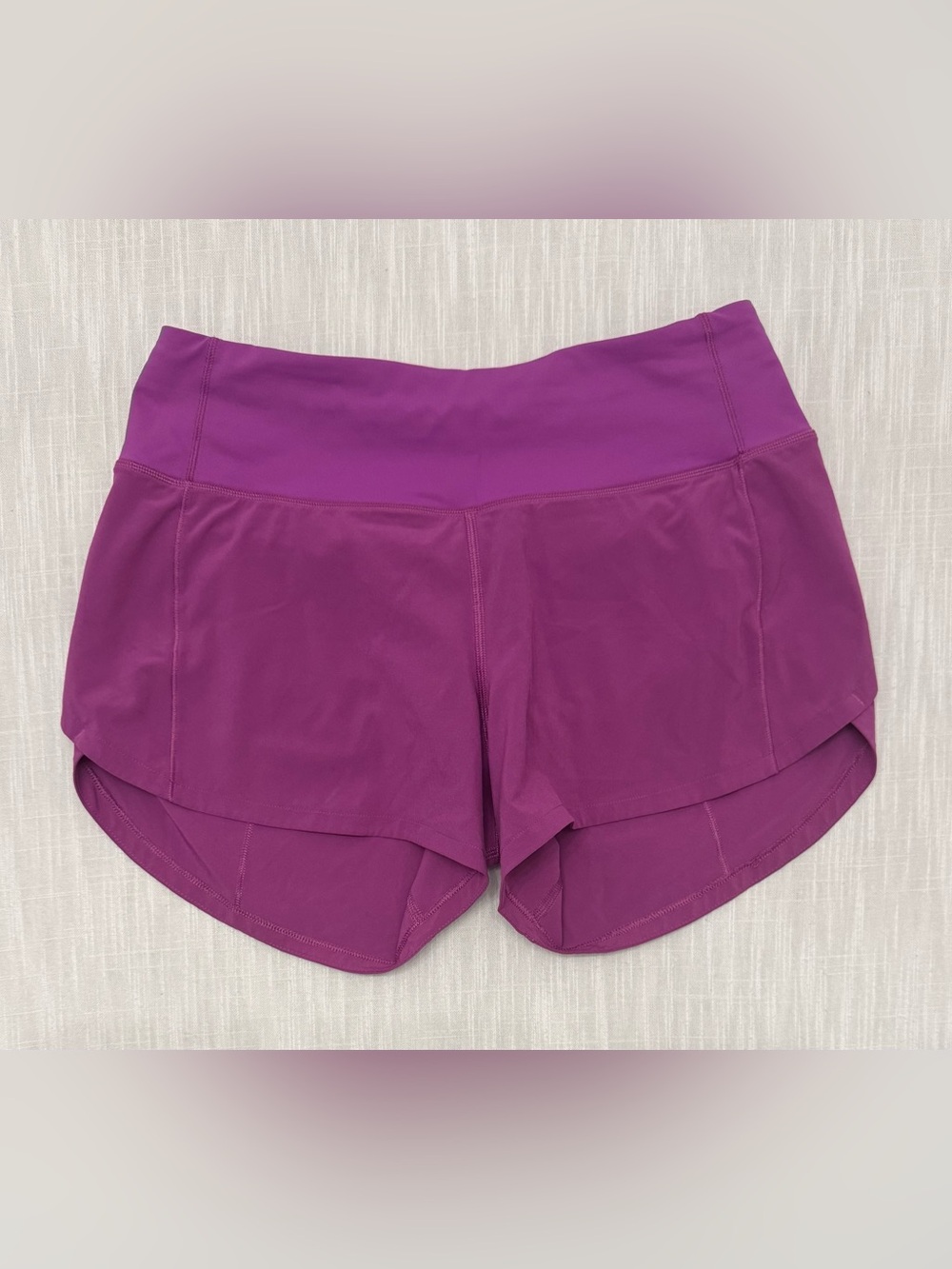 Lululemon Women’s Speed Up Shorts Pink Raspberry Lined Athletic Gym Size 4